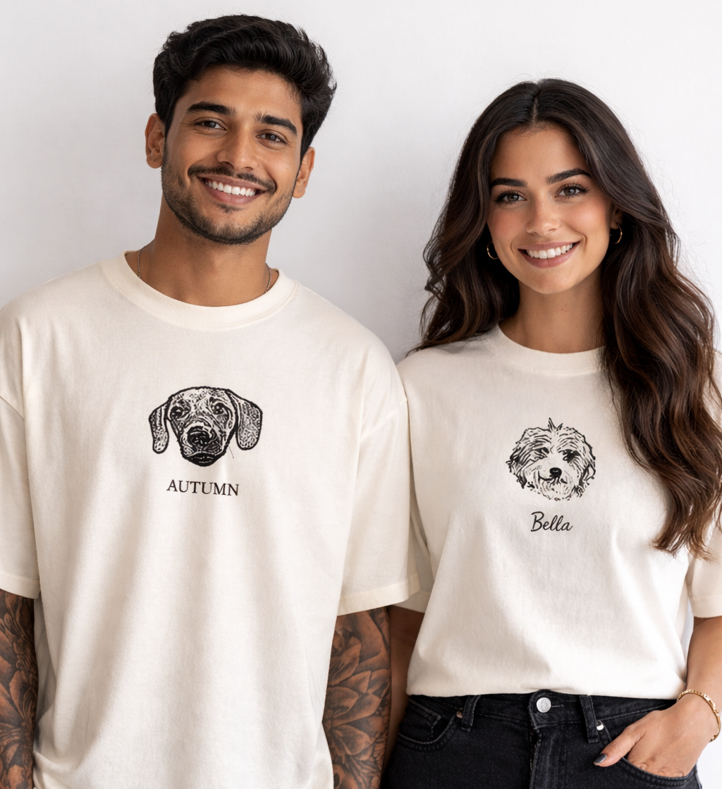 PET-STITCH OVERSIZED TEES